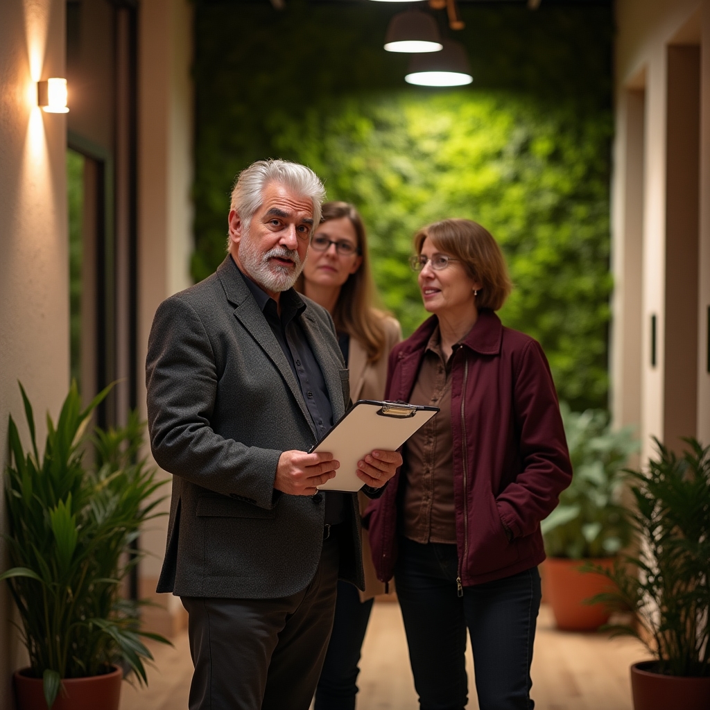 Membri ai comitetului de locatari în discuție